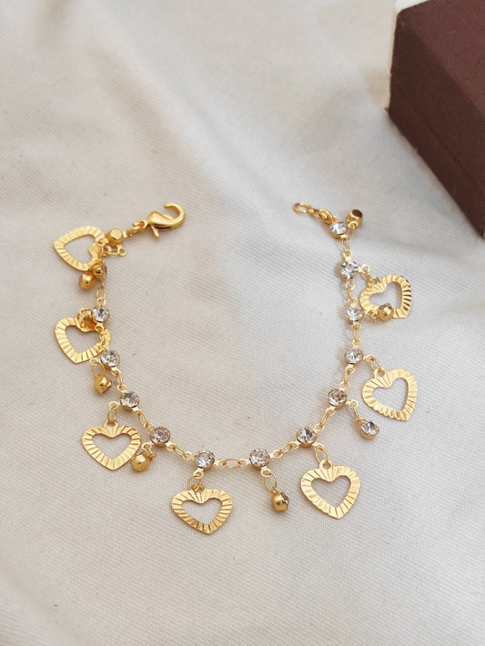 Elegance heart bracelet