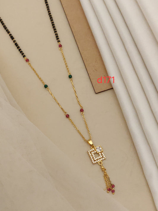 sqare mangalsutra