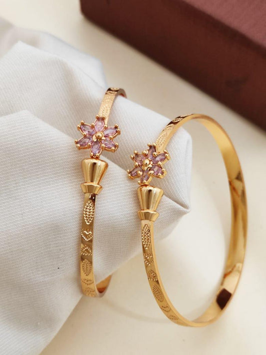 Pink daimond bangles