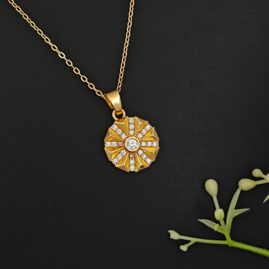 Delicate Diamond Studded Necklace