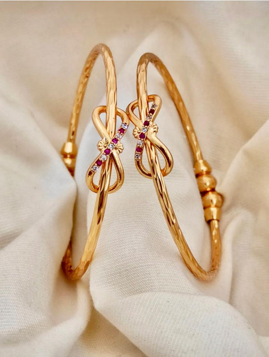 Orignal ruby diomond bangles